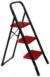 Стремянка металлическая бытовая INTERTOOL 300х200мм 3 ступени (LT-0043) Стремянка металлическая бытовая INTERTOOL 300х200мм 3 ступени (LT-0043)