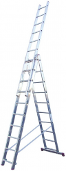 Лестница трехсекционная алюминиевая бытовая KRAUSE Original Corda 3x10 ступеней (030405) Лестница трехсекционная алюминиевая бытовая KRAUSE Original Corda 3x10 ступеней (030405)