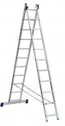 Лестница двухсекционная алюминиевая бытовая Virastar (Alumet) H2 2x7 ступеней (5207) Лестница двухсекционная алюминиевая бытовая Virastar (Alumet) H2 2x7 ступеней (5207)